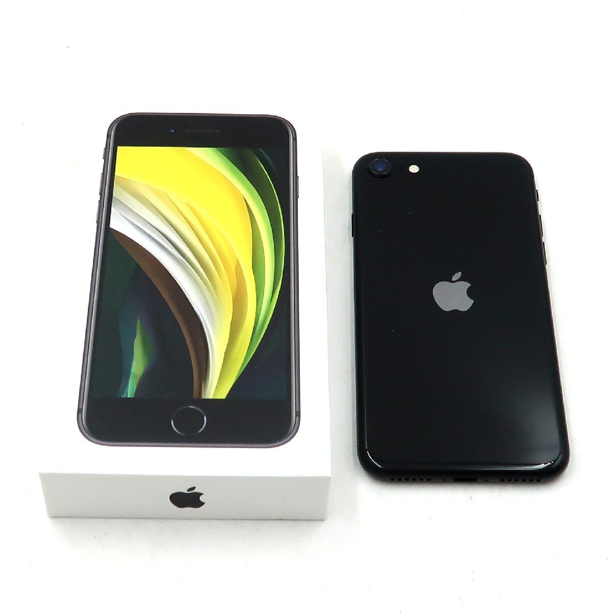 ◇【SoftBank/Apple】iPhone SE 第2世代 64GB SIMロック解除済 MHGP3J/A スマートフォン ブラック