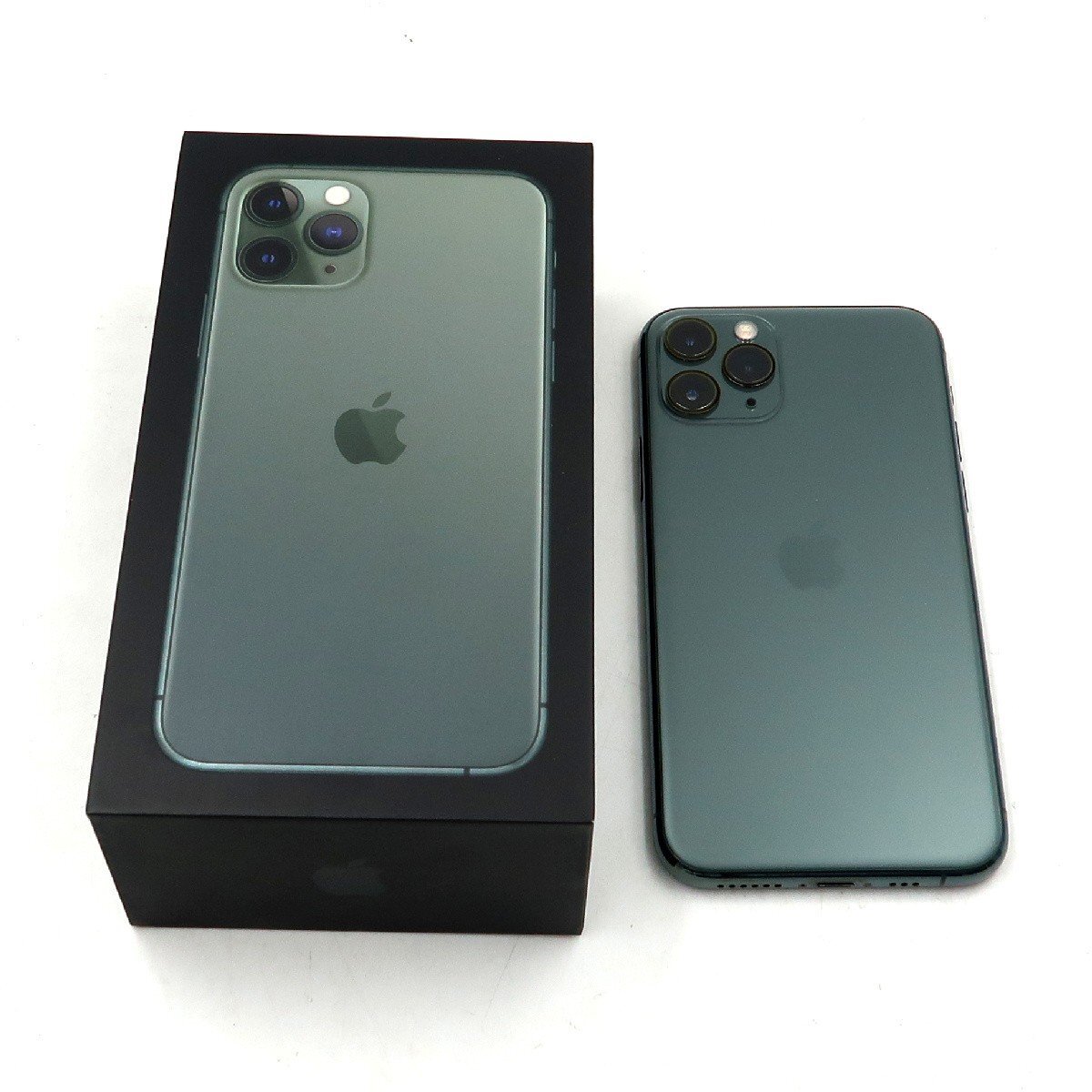 ◇【au/Apple】iPhone 11 Pro 256GB SIMロック解除済 MWCC2J/A スマートフォン ミッドナイトグリーン