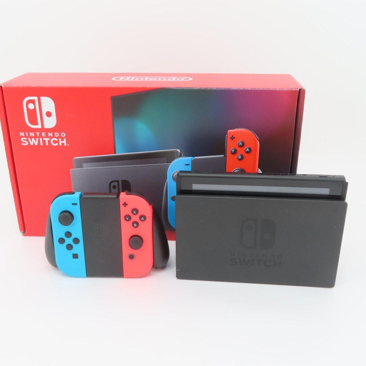 ○【任天堂】Nintendo Switch/ニンテンドースイッチ本体 HAD-S-KABA ネオンブルー/ネオンレッド