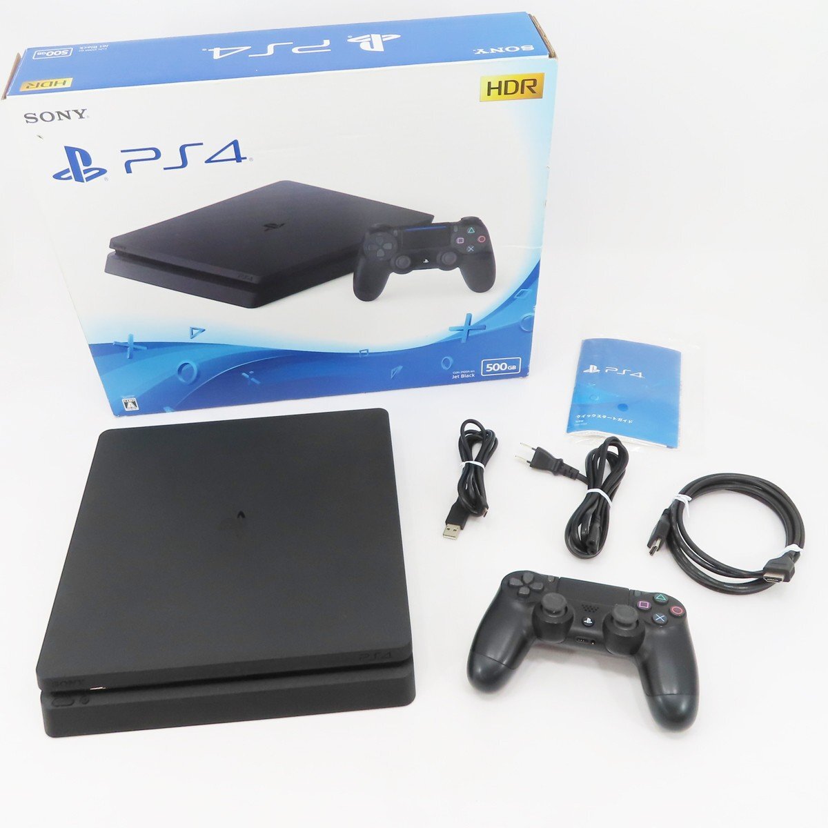 ♪○【SONY ソニー】PS4 本体 500GB CUH-2100A ジェット・ブラック