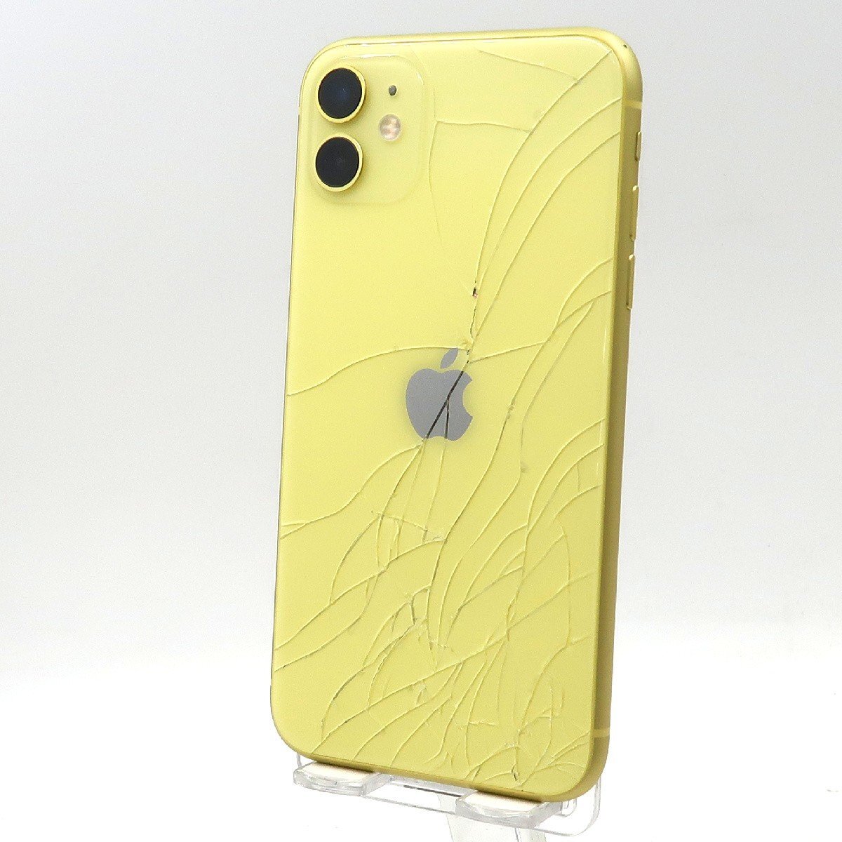 ◇ジャンク【SoftBank/Apple】iPhone 11 128GB SIMロック解除済 MWM42J/A スマートフォン イエロー