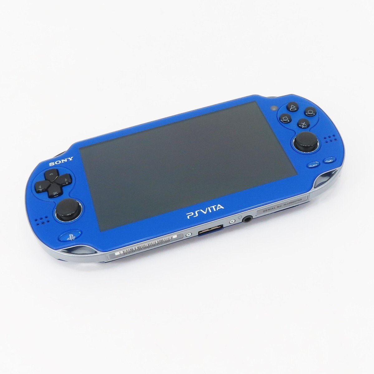 ○【SONY ソニー】PS Vita Wi-Fiモデル + メモリーカード32GB PCH-1000 ゲーム機 サファイアブルー