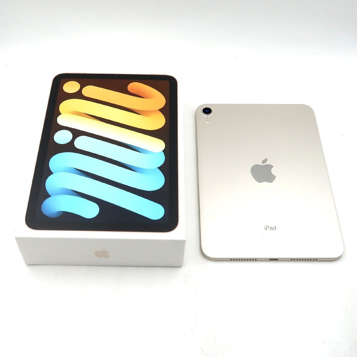 ◇美品【Apple アップル】iPad mini 第6世代 Wi-Fi 64GB MK7P3J/A タブレット スターライト