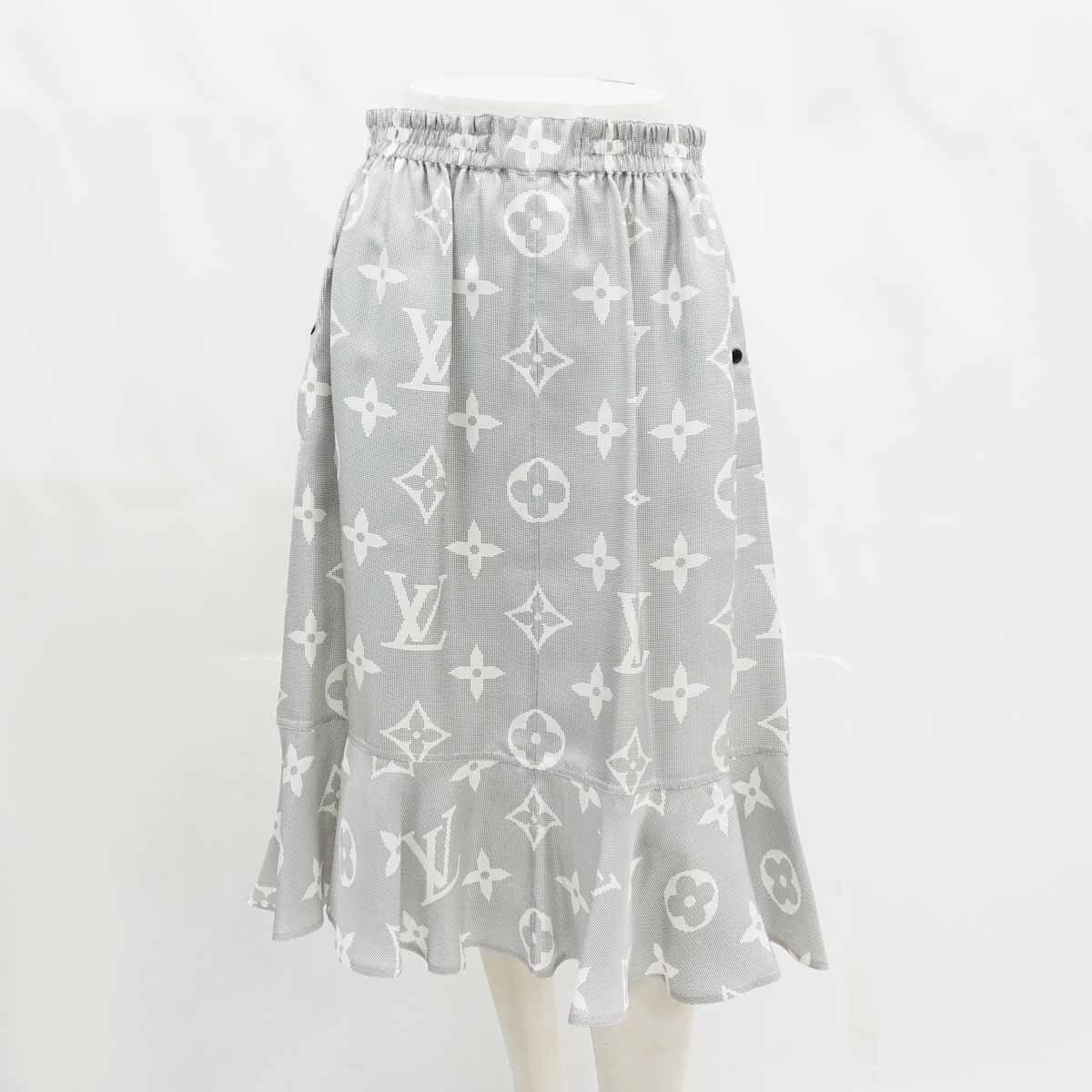 ◆美品【LOUIS VUITTON ルイ・ヴィトン】インバーテッドモノグラム スカート RW231W RV6 FOSK05 34