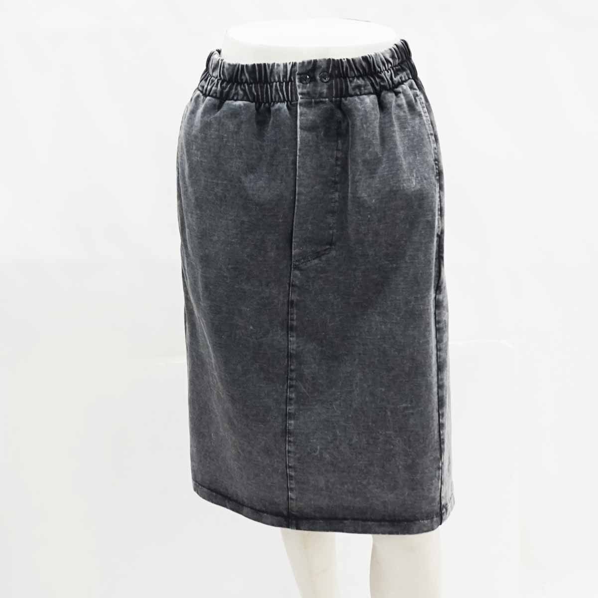 ◆美品【LOUIS VUITTON ルイ・ヴィトン】ヴィンテージエフェクト ロゴ スカート RW242WW GPV FRJS01 S