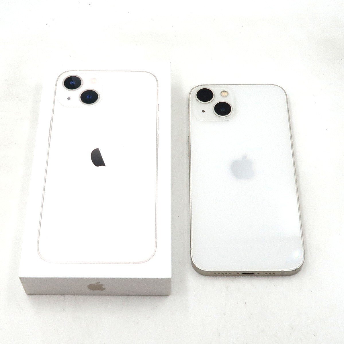 ◇ジャンク【SoftBank/Apple】iPhone 13 256GB SIMフリー MLNJ3J/A スマートフォン スターライト