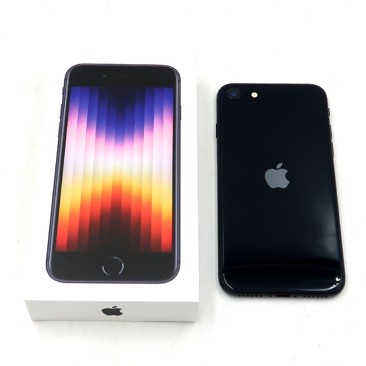 ◇【Apple アップル】iPhone SE 第3世代 64GB SIMフリー MMYC3J/A スマートフォン ミッドナイト