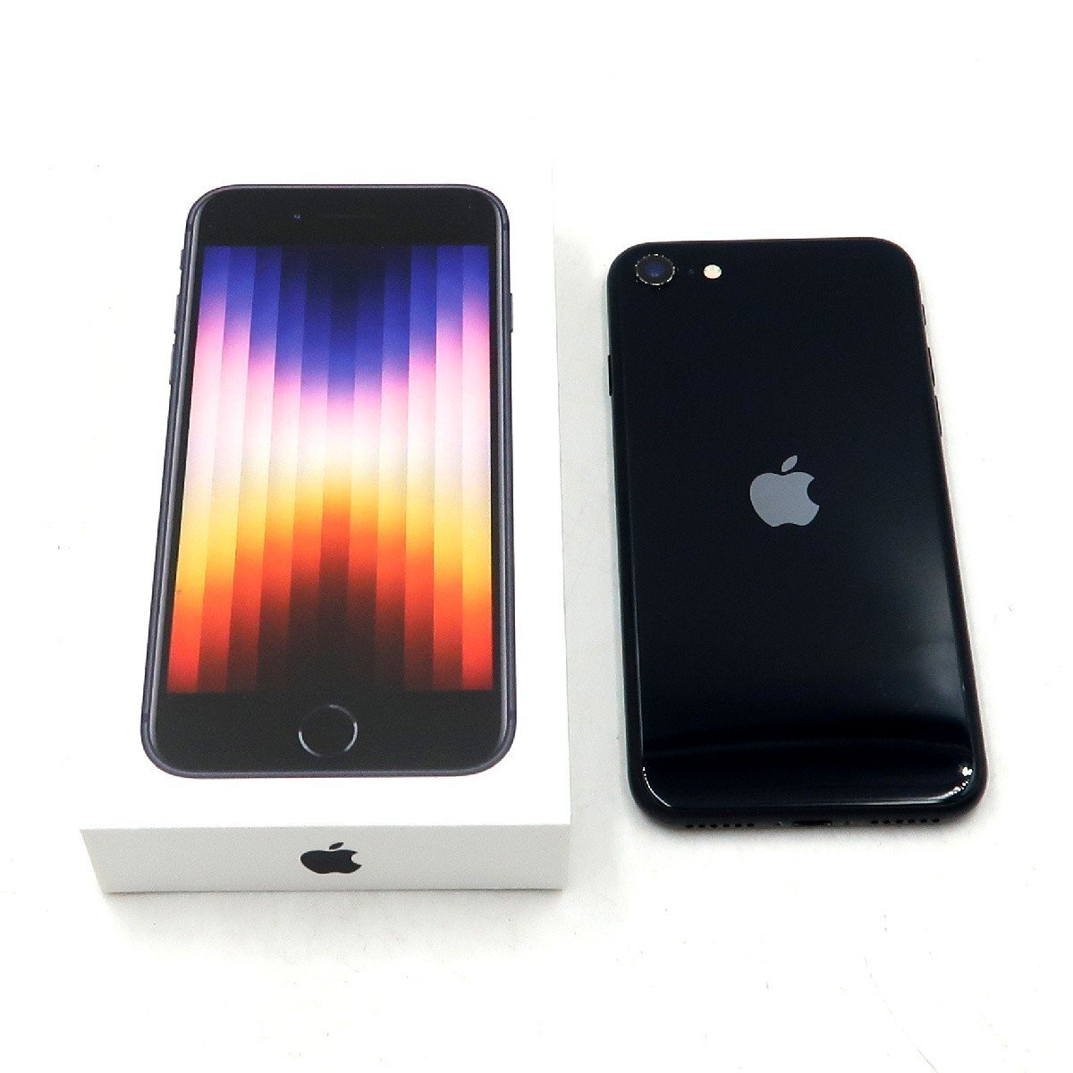 ◇【SoftBank/Apple】iPhone SE 第3世代 128GB SIMフリー MMYF3J/A スマートフォン ミッドナイト