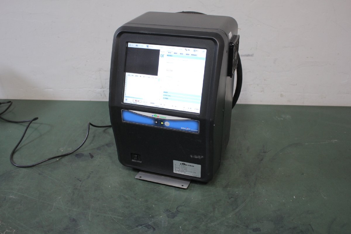 ☆【2W0318-8】 KGK 紀州技研 JET CHECKER インクジェットプリンター用 印字検査装着 PK410 100V 起動のみ確認 ジャンク