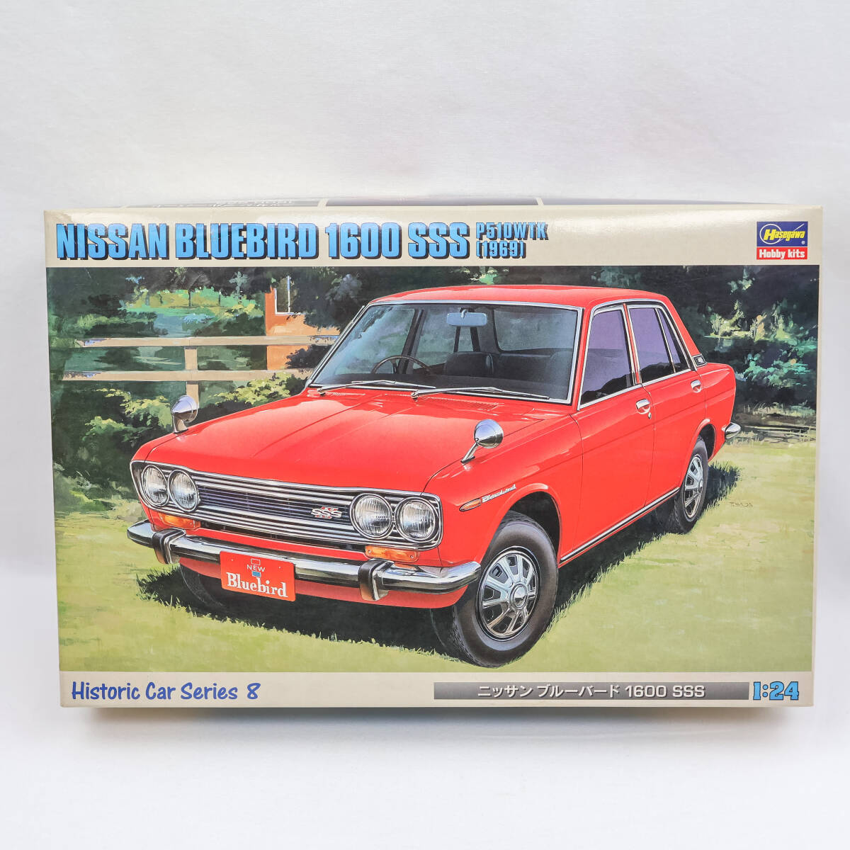 ハセガワ 1/24 ニッサン ブルーバード 1600 SSS “1969” 当時物 NISSAN BLUEBIRD　Hasegawa Hobby kits プラモデル 未組立品