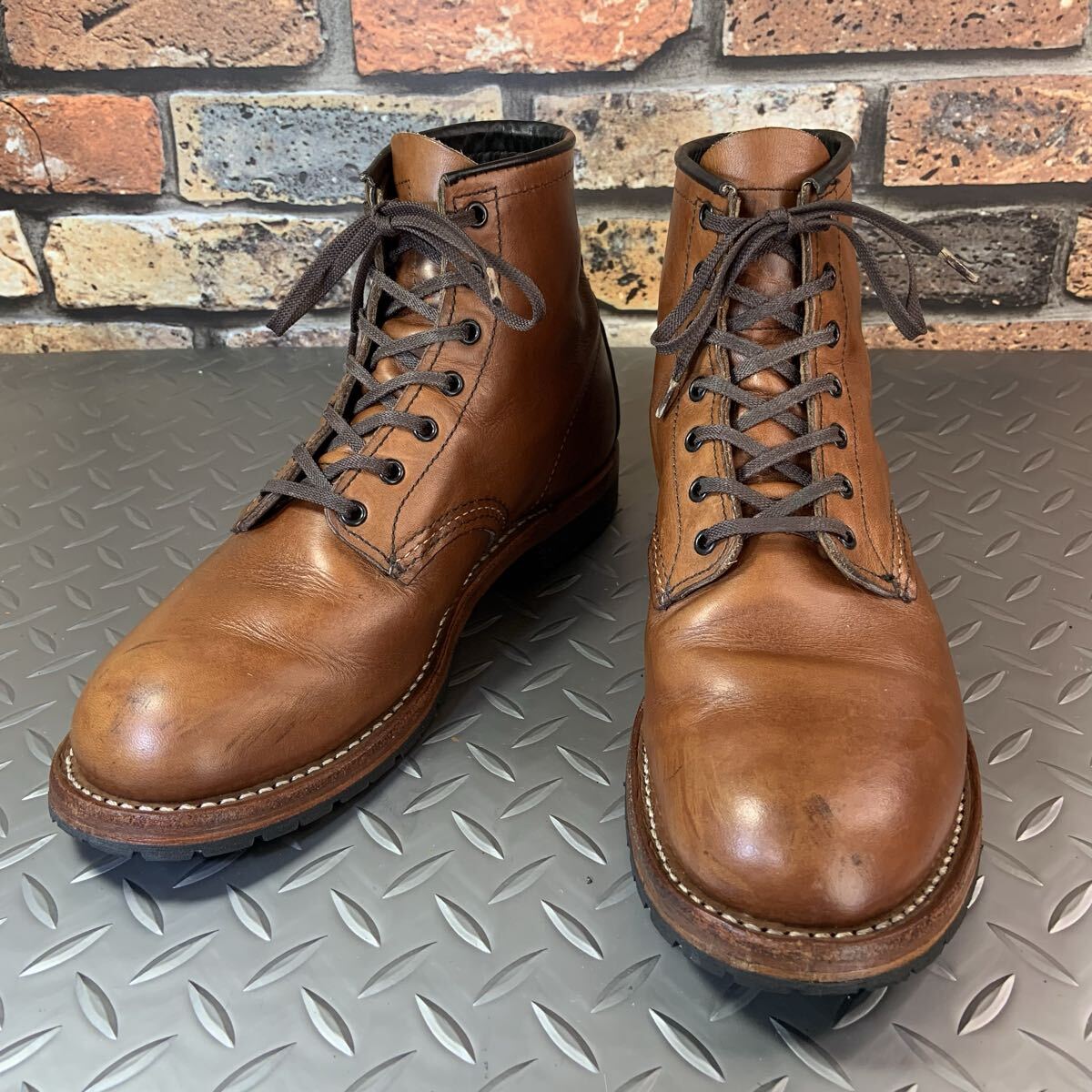 ☆REDWING　 9016　ベックマン 　シガー・フェザーストーン　2010年製　VIBRAMソール仕様　US7.5D　JP25.5㎝　アメリカ製　 (26B18-9016)