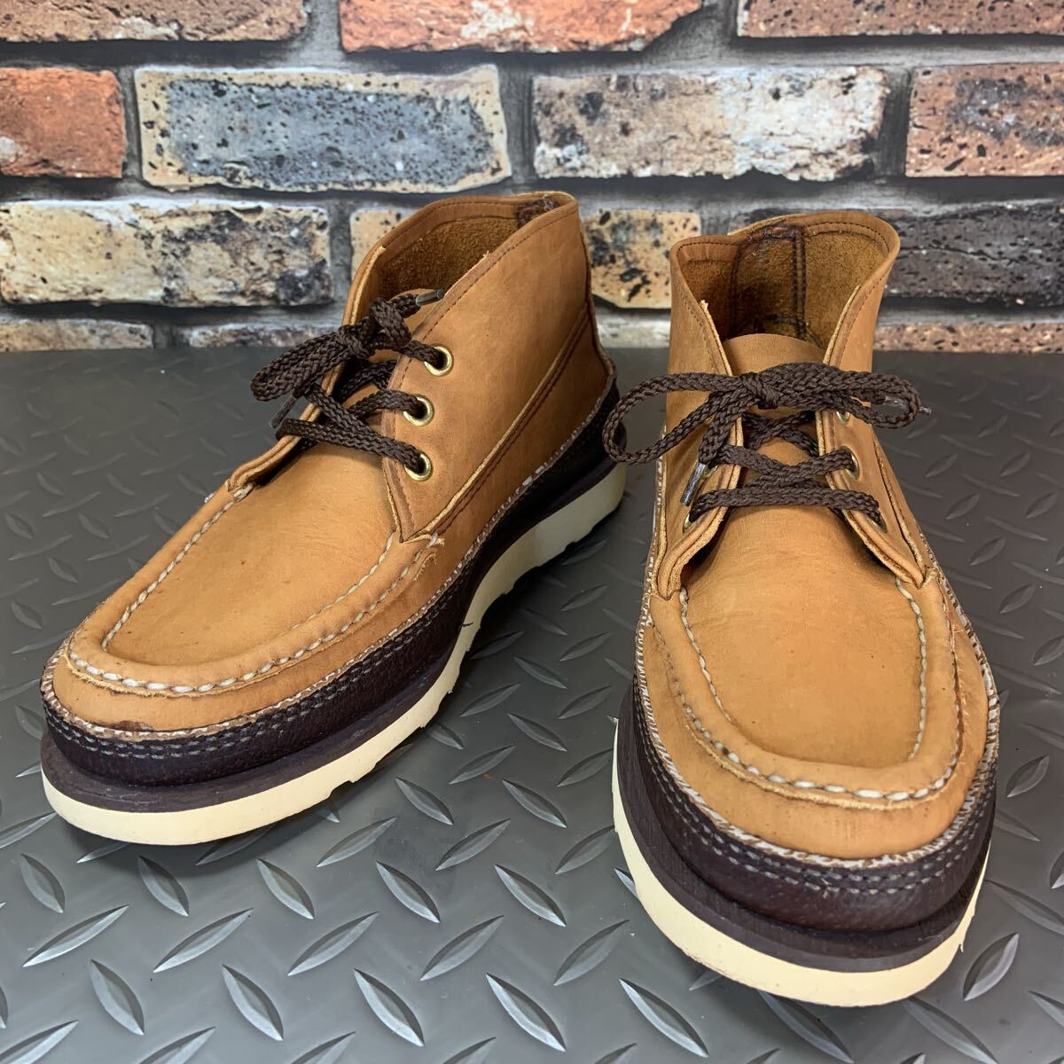 ☆ラッセルモカシン　SPORTING CRAYS CHUKKA 　US6E 　JP24cm　RUSSELL MOCCASIN　アメリカ製　(26B20-RUSS)