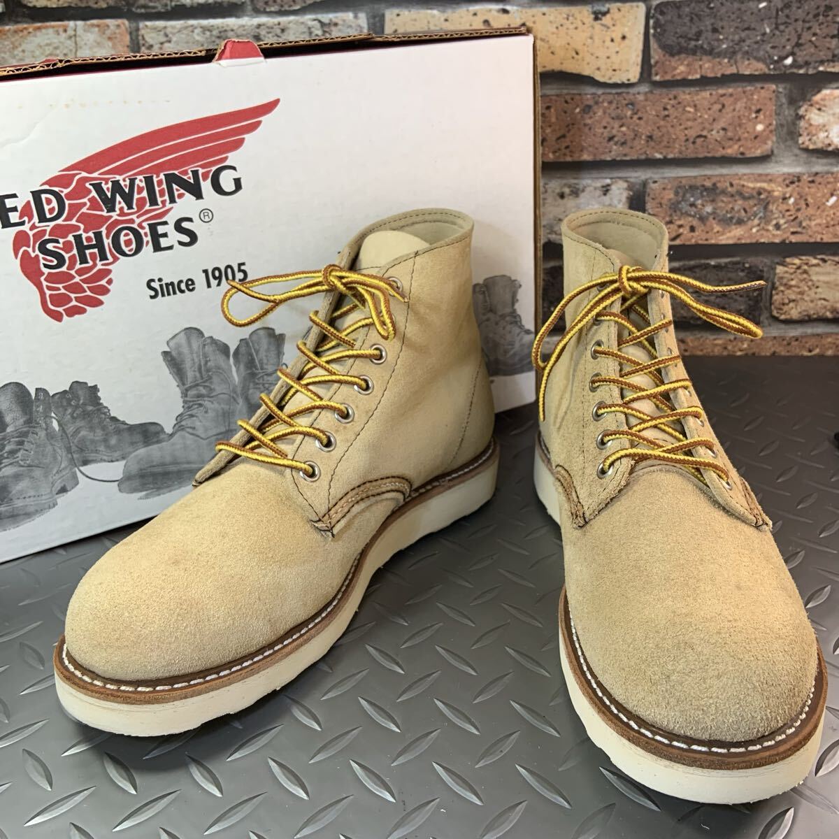 ☆REDWING 　8167 　ラウンドトゥワークブーツ　2006年製　US8D　JP26㎝　廃盤モデル　レッドウイング　アメリカ製　(26C4-8167)