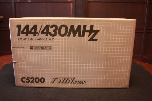 【蔵出し】★希少 ケース『スタンダード FMモバイルトランシーバー C5200 外箱 』本体はありません★(検:ビンテージ/無線/当時物)80313J