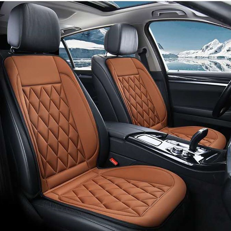 人気カーシート 運転席用ヒーター ホットカーシート 12V/24V車用 シートヒーター 車用 即暖 シートヒーター シートカバー 電源 シガーソケ