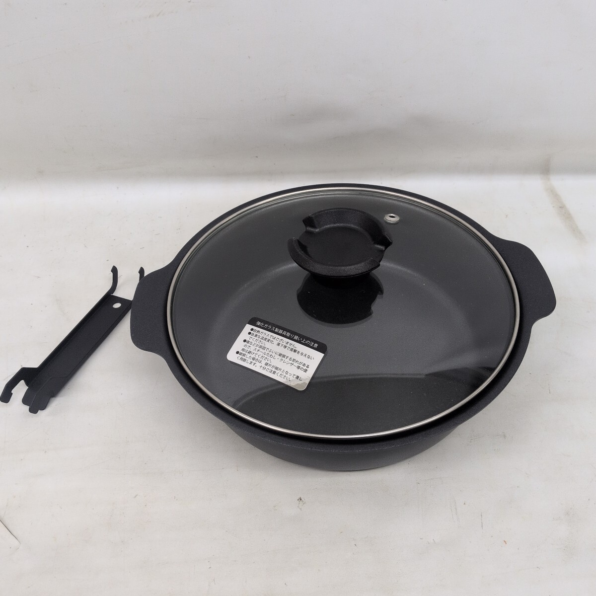 イシガキ産業 ジュニアマルチ鍋 ガラス蓋付き F-1504 ガラス蓋付アルミ鍋