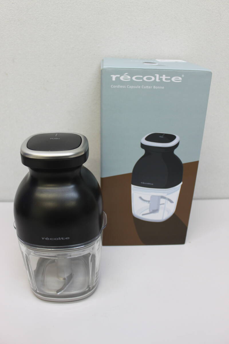 コードレス カプセルカッターボンヌ RCP-7(BK)　美品　訳アリ