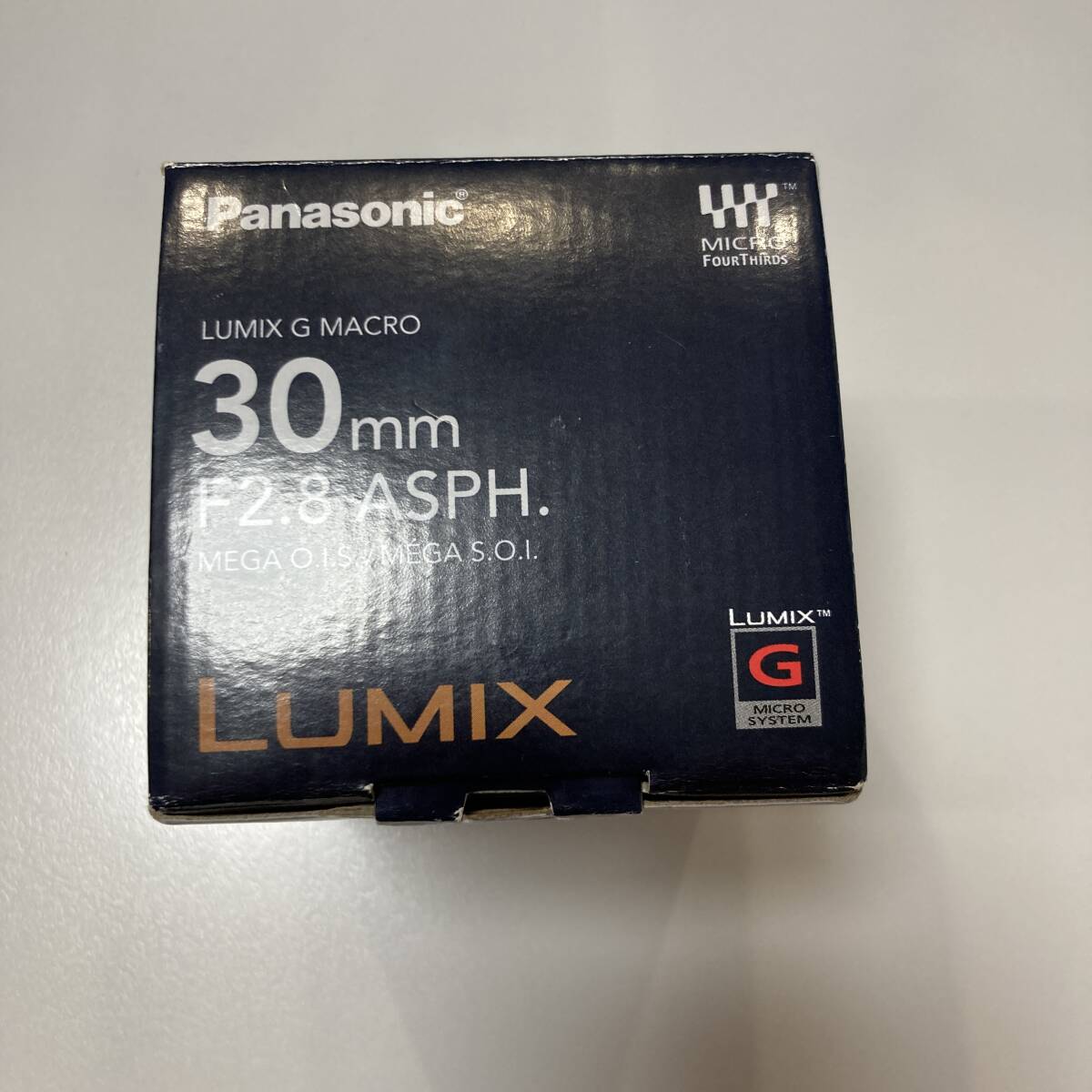 パナソニック Panasonic ミラーレス一眼用交換レンズ LUMIX G MACRO 30mm F2.8 ASPH. MEGA O.I.S H-HS030 中古品 ほぼ新品 EX00172