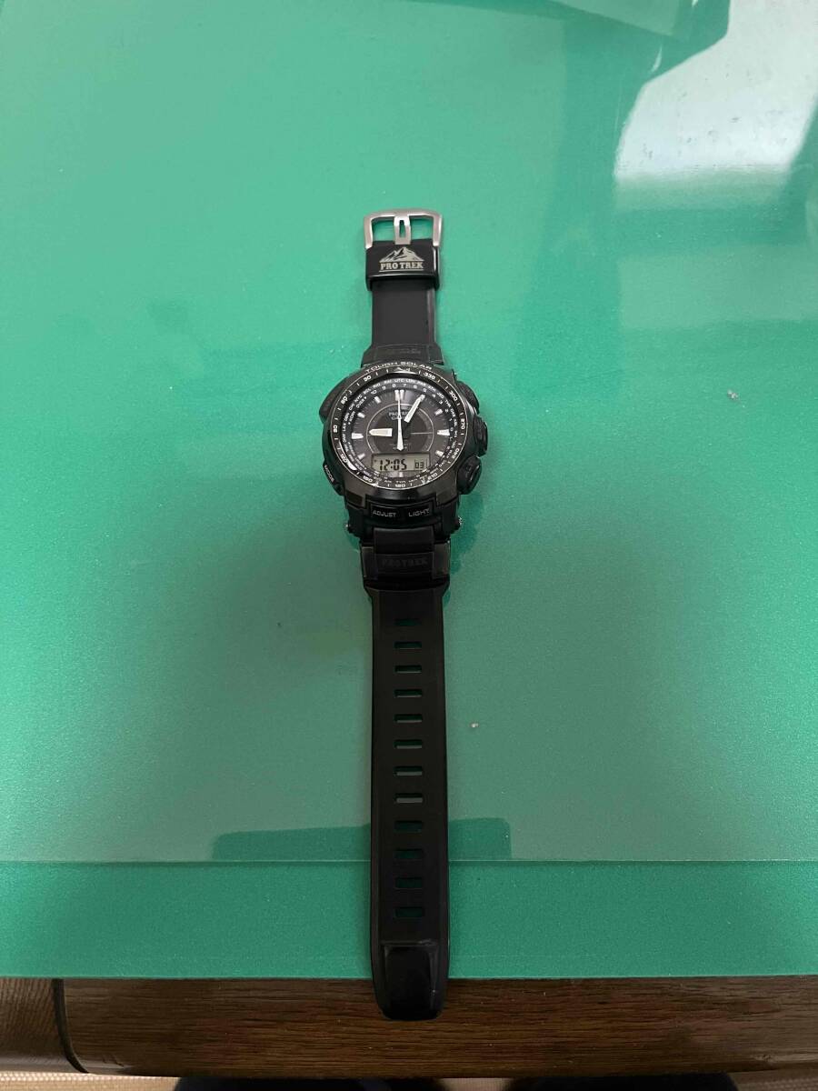 CASIO カシオ PROTREK プロトレック PRW-5100 電波ソーラー タフソーラー ソーラー腕時計 送料無料【現状品】