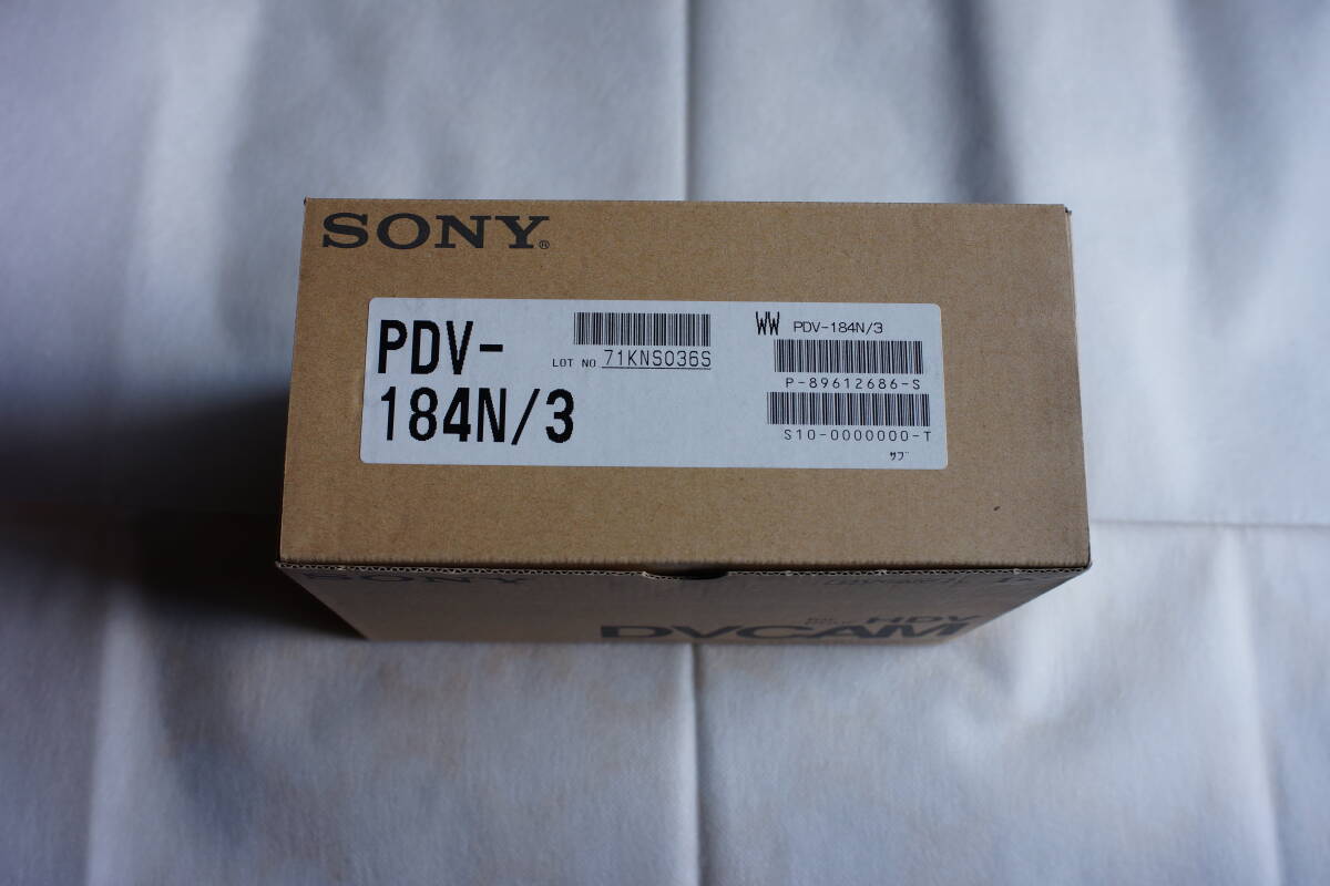 ★SONY★ソニー★DVCAM/HDVテープ★PDV-184N・PDV-184N/3★箱入り10本セット★
