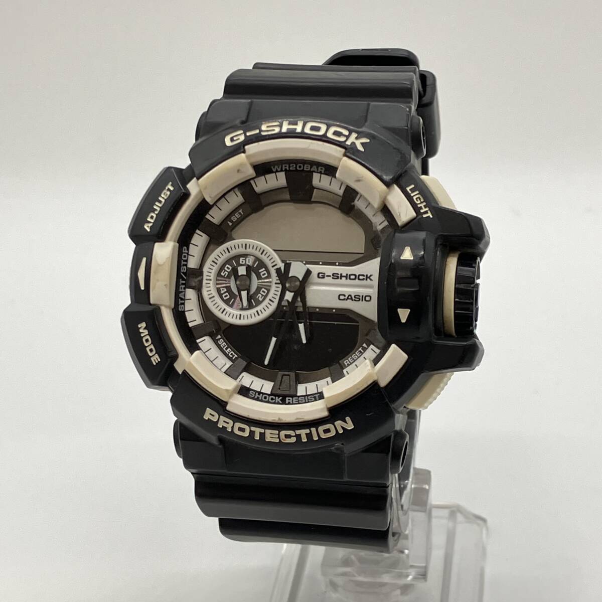 V1619E CASIO カシオ G-SHOCK ジーショック GA-400-1AJF 電池切れ　