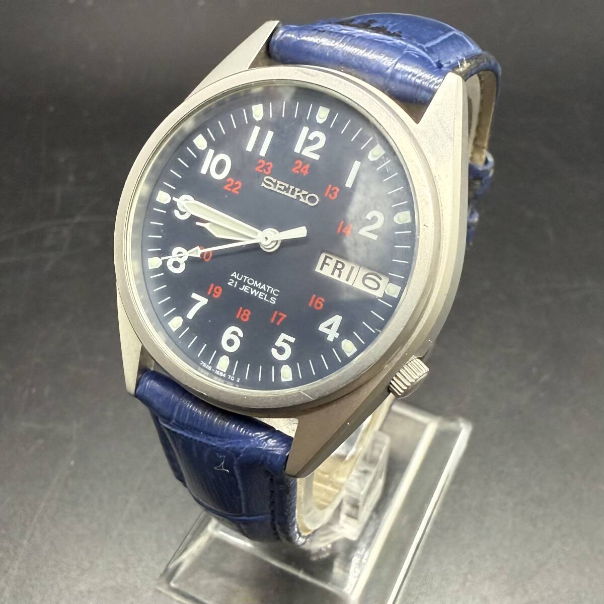 A7654 SEIKO/セイコー 7S26-00D0 自動巻 メンズ時計 【稼働品】