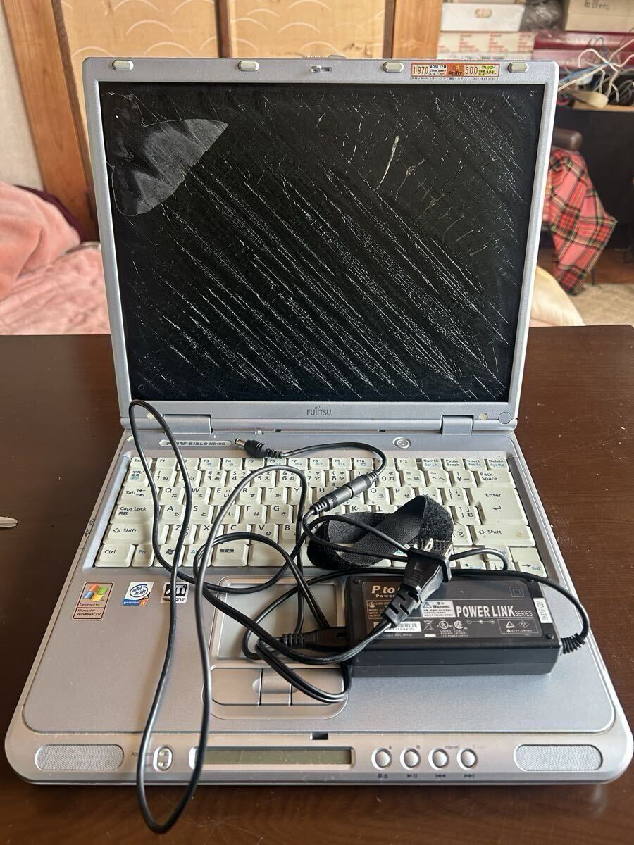 ノートパソコン 富士通　FMV-BIBLO NB18C ジャンク扱い