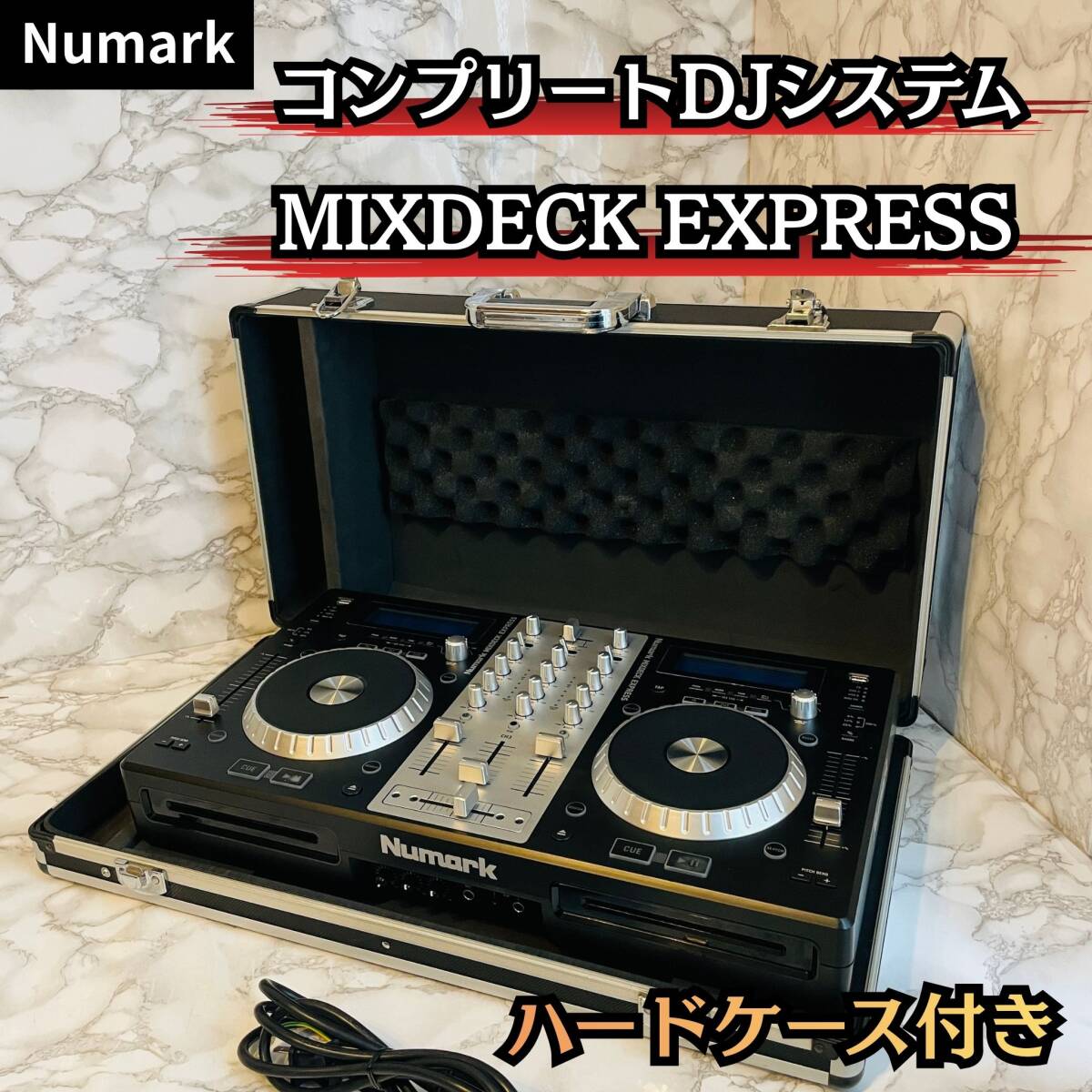 Numark コンプリートDJシステム MIXDECK EXPRESS ケース付