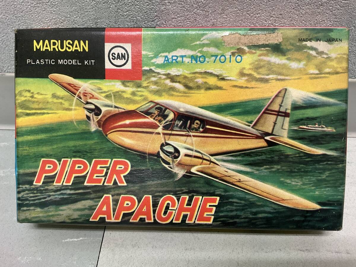 マルサン 1959年製 パイパー アパッチ 1/64 未組み立てキット