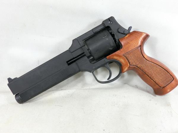 Σマルシン マテバ リボルバー 6mm Xカートリッジ HW ウッドグリップ　ガスリボルバー　攻殻機動隊　トグサの銃