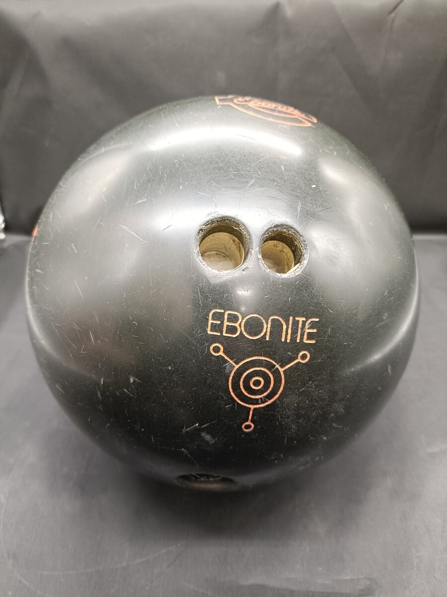 ボウリングボール ebonite MAGNUM　マグナム　エボナイト　ウレタン　ポンド数不明