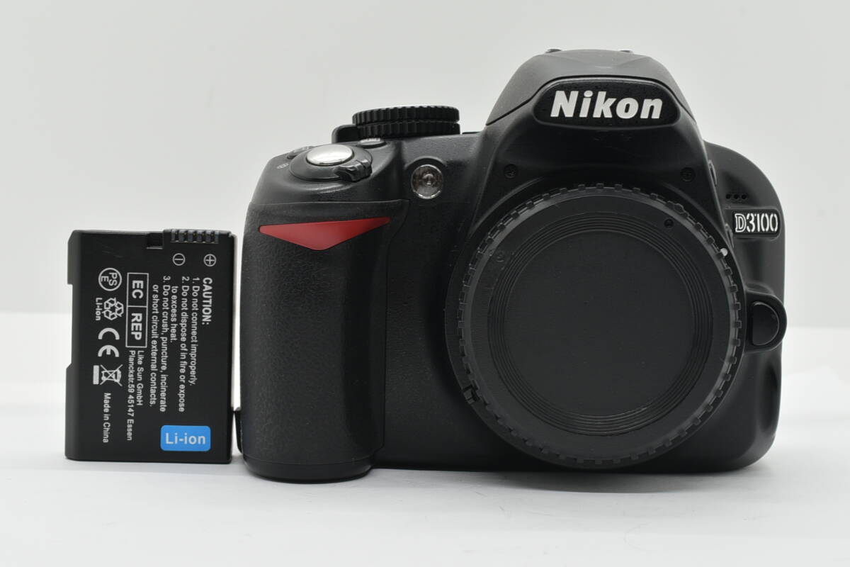 シャッターカウント 12800回 Nikon ニコン D3100 Black デジタル 一眼レフ カメラ Digital Camera ボディ 黒 EF-TN-JP2002