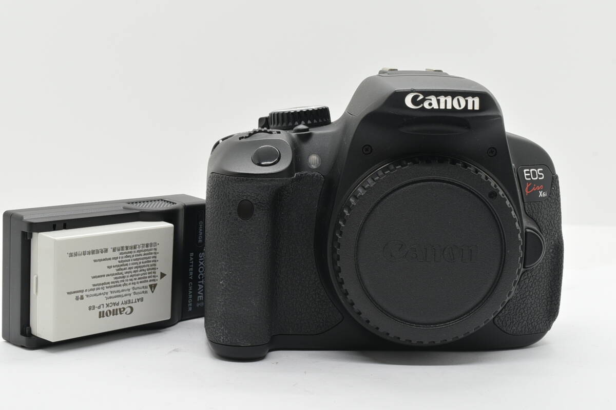 シャッターカウント 3000回 以下 Canon キャノン EOS Kiss X6i Black デジタル 一眼レフ カメラ Digital Camera ボディ 黒 TN1973X6IP
