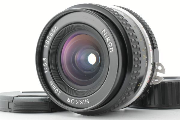 【美品】NIKON Ai NIKKOR 20mm f3.5 MF Lens ニコン ニッコール レンズ EF-TN-JP1964