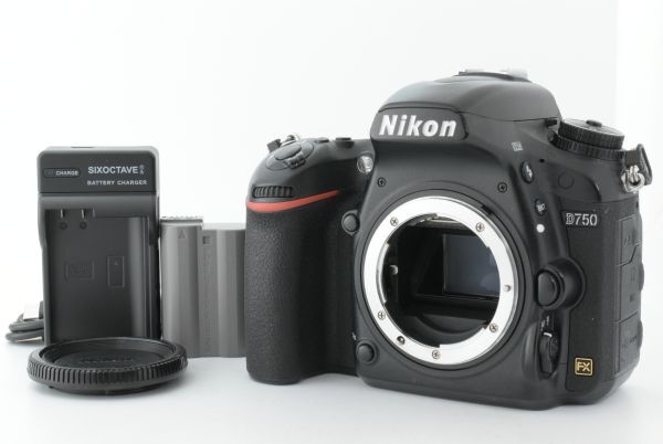 シャッターカウント29,875回 Nikon D750 24.3MP Digital SLR Camera Black ニコン デジタル一眼レフカメラ ブラック ボディ (EF-TN-JP1982)