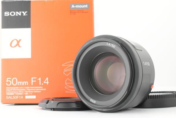 【美品】SONY 50mm F1.4 Alpha Mount AF Prime Lens ソニー オートフォーカスレンズ EF-TN-JP2065
