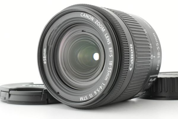 【美品】Canon EF-S 18-55mm f/4-5.6 IS STM Lens キャノン AFレンズ (EF-TN-JP2076)