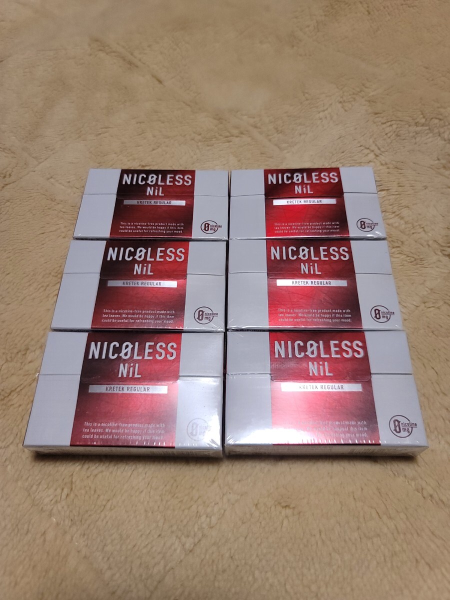 NICOLESS NiL ニコレス ニル 6個(マイナス1本) ニコチン0