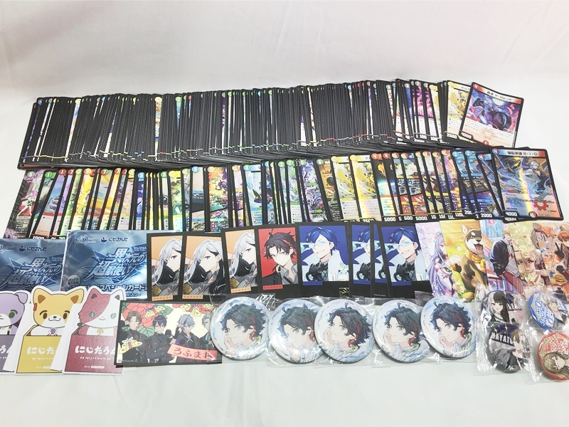 にじさんじ 三枝明那／北見遊征／葛葉　カード・缶バッチ・ダイカットポップスタンド 等　多数セット　補足欄参照　同梱OK　1円スタート★M