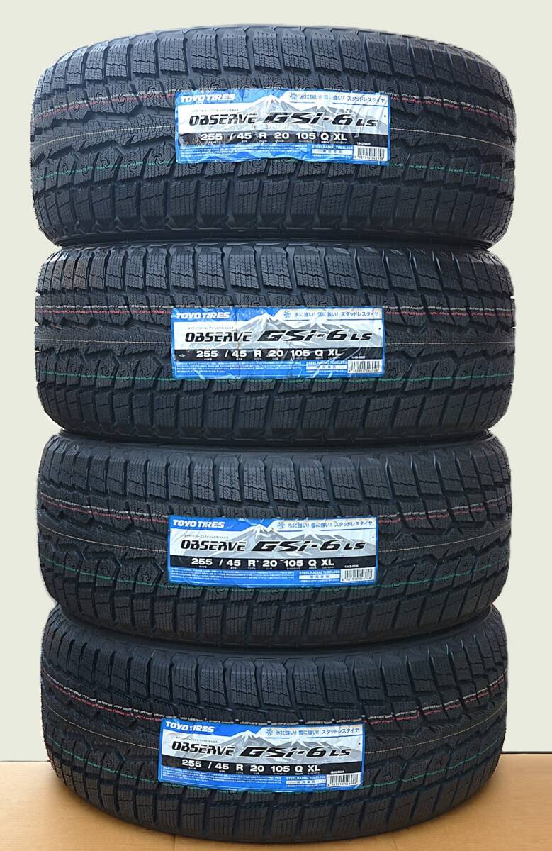 4本セット 255/45R20 105Q XL オンリーワンセット / トーヨー 国産 オブザーブ GSi-6 LS スタッドレス / 未使用 / 4本価格