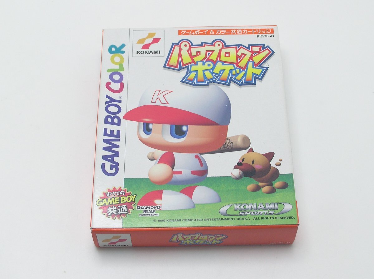 ★ハローカメラ★ 0974 Nintendo ゲームボーイ用ソフト パワプロクンポケット1 動作品 GB 箱付き コナミ 即決あり