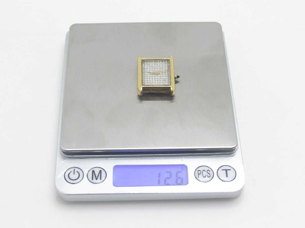 1円開始★ハローカメラ★ 1083 無銘 ブランド不明 レディース 腕時計 手巻き 動作品 現状出品 18K GOLD ELECTRO PLATED