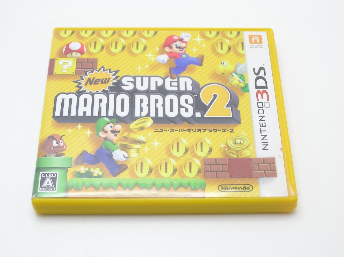 1円スタート★ハローカメラ★ 8706 Nintendo3DS用ソフト new スーパーマリオブラザーズ2 読込動作OK 任天堂 即決あり