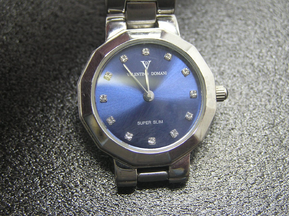 ★ハローカメラ★ 1103 VALENTINO DOMANI バレンチノ ドマーニ レディース VD-1017 腕時計 ジャンク 要修理 1円開始