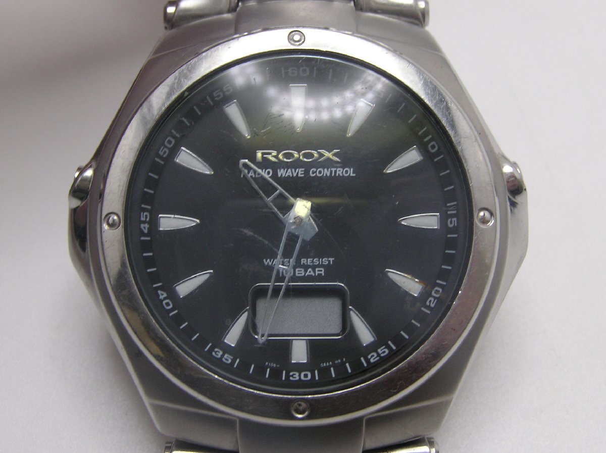 ★ハローカメラ★ 1179 SEIKO セイコー ALBA ROOX 10BAR 腕時計 ジャンク 要修理 P106-0AA4 デジアナ 1円スタート