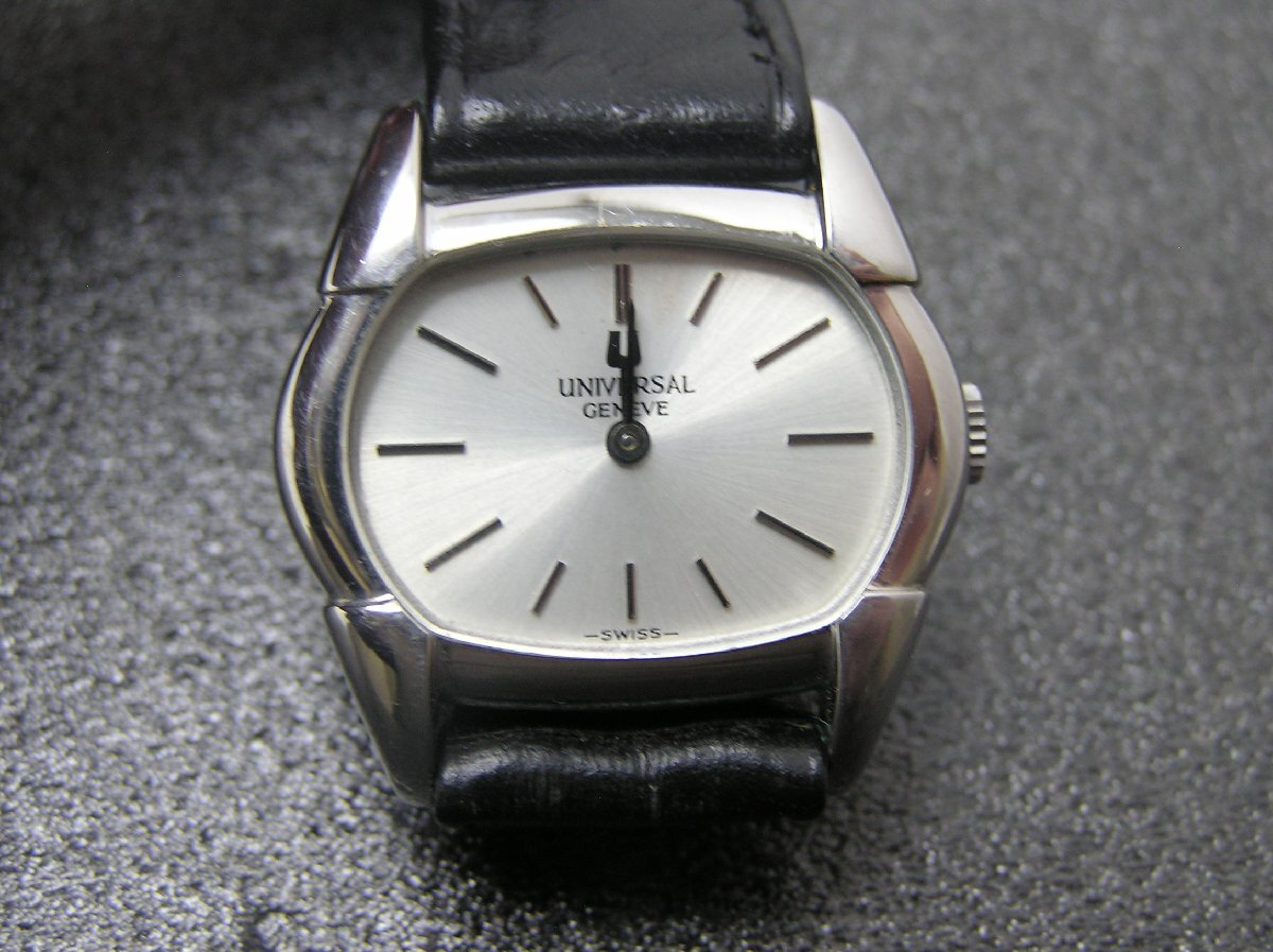 1円スタート★ハローカメラ★ 1182 Universal Geneve ユニバーサル ジュネーブ 腕時計 レディース手巻き 動作品