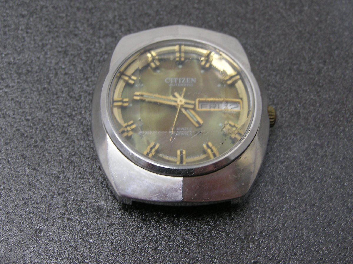 ★ハローカメラ★1円スタート 1196 CITIZEN シチズン AUTOMATIC 腕時計 21JEWELS 動作品 6501‐656609
