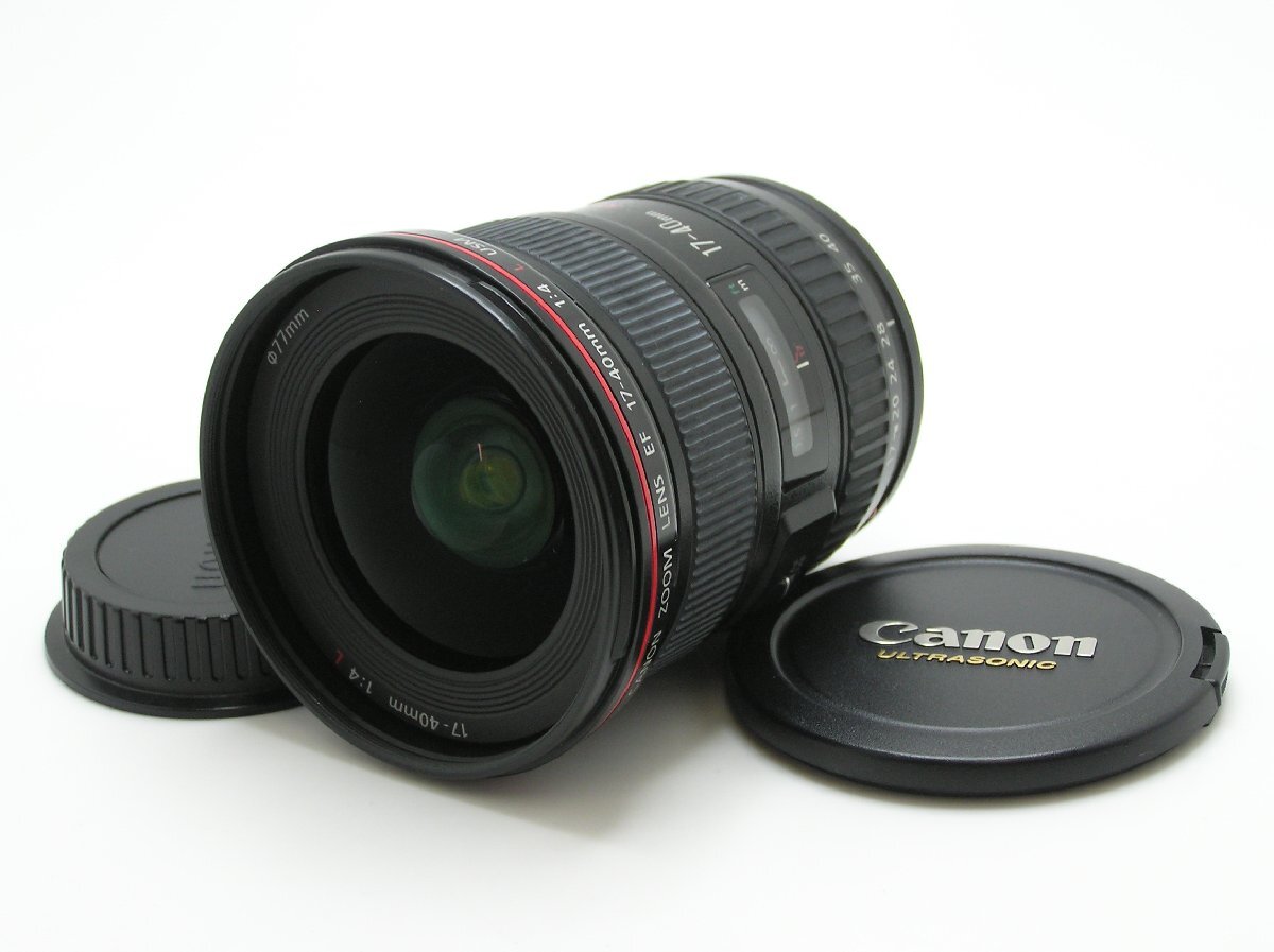 1円スタート★ハローカメラ★1162 キャノン Canon EF17-40mm F4 L USM　l.135200【外観は綺麗】　動作品 即決あり