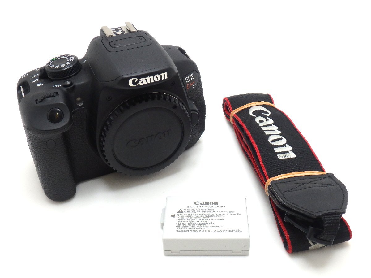 1円★ハローカメラ★ 1056 キャノン Canon EOS Kiss X7i ボディ 約1800万画素 動作品 バッテリーつき 即決あり