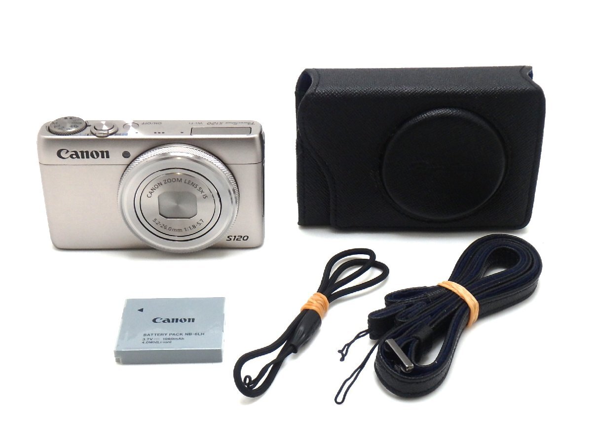 ★1円★ハローカメラ★ 0707 キャノン Canon PowerShot S120 B.811052001830 約1210万画素 動作品 ケースつき 即決あり